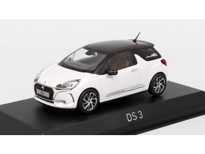 Citroen DS3 2016 bílá 1:43 - NOREV  Citroen DS3 2016 - kovový model auta