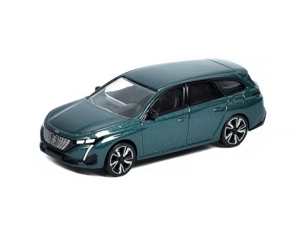 Peugeot 308 SW 2021 zelená metalíza 1:64 - NOREV BAZAROVÉ ZBOŽÍ  Peugeot 308 SW 2021 1/64 - kovový model auta