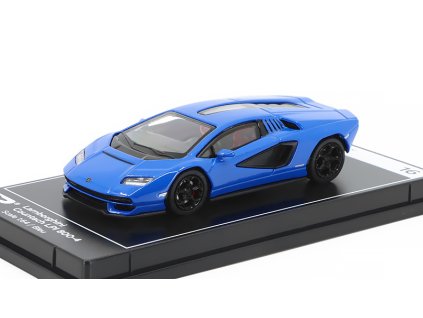 Lamborghini Countach LPI 800-4 modrá 1:64 - PosterCars  Lamborghini Countach Hypercar League Collection - kovový model auta
