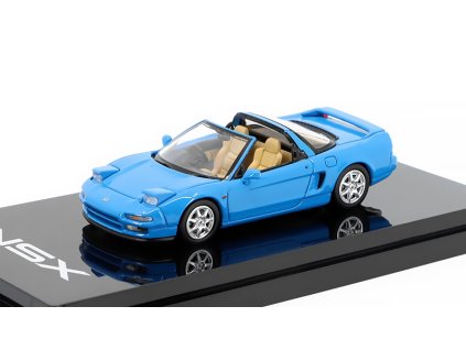 Honda NSX Type T modrá 1:64 - Hobby Japan  Honda NSX Type-T + střecha - kovový model auta