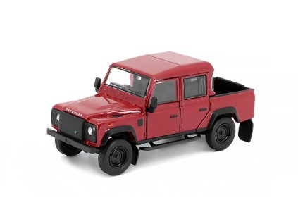 Land Rover Defender 110 Pick-up 2016 LHD červená 1:64 - BM Creations  Land Rover - kovový model