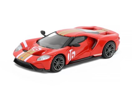 Ford GT #16 Alan Mann Racing 1:64 - MiniGT  Ford GT No.16 Alan Mann Heritage Edition - kovový model auta