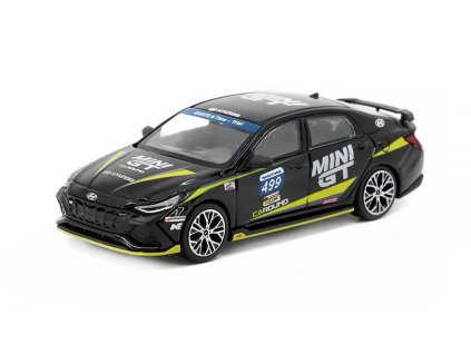 Hyundai Elantra N #499 Caround Racing Livery 1:64 - MiniGT  Hyundai Elantra No.499 Hyundai N Festival Caround Racing Livery - kovový model auta