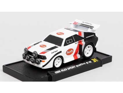 Audi Sport Quattro S1 E2 1986 1:64 - Maisto  Audi Sport Quattro E2 SI 1986 Muscle Machines - kovový model auta