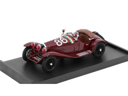 Alfa Romeo 1750GS Mille Miglia #86 1931 1:43 - Brumm   Alfa Romeo 1750 GS Mille Miglia No.86 1931 - kovový model auta