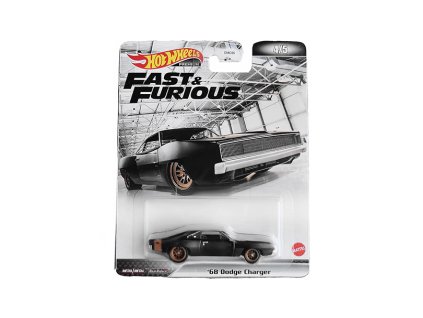 Dodge Charger 1968 Fast & Furious 1:64 - Hot Wheels  68 Dodge Charger Fast and Furious F&F - model auta 1/64