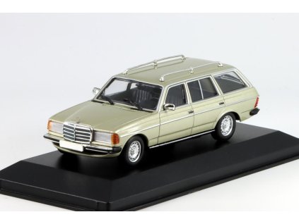 Mercedes-Benz W123 230TE 1982 světlá zelená 1:43 - Minichamps  Mercedes-Benz W123 - kovový model