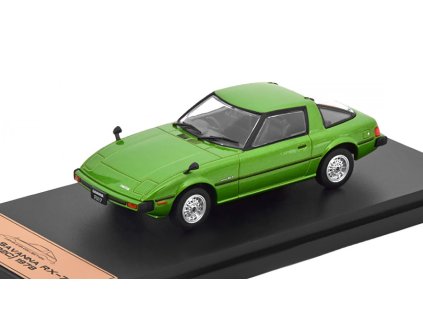 Mazda Savanna RX-7 1978 1:43 - Hachette časopis s modelem  Mazda RX7 Savanna SA22C 1978 Japanese Cars Collection - kovový model