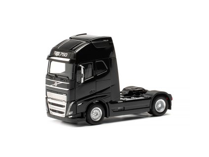 Volvo FH 16 GL XL 2020 tahač černý 1:87 - Herpa  Volvo FH16 GL XL 2020 - kovový model auta