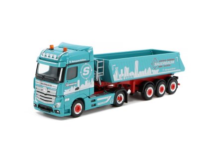 vyr 27217Mercedes Benz Actros Bigspace 2 5 sklapeci naves Sauerbaum 187 Herpa 3