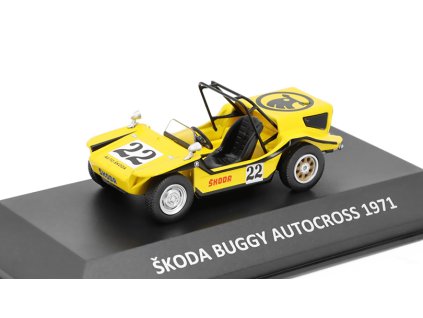 8108 27225 vyr 26788Skoda Buggy Autocross 1971 143 Kaleidoskop slavnych vozu casopis s modelem 76 2
