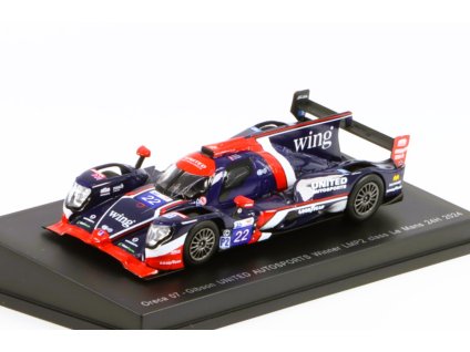 Oreca 07 Gibson #22 Unted Autosports Winner LMP2 class Le Mans 24H 2024 1:64 - Spark Model  Oreca 07 Gibson - kovový model