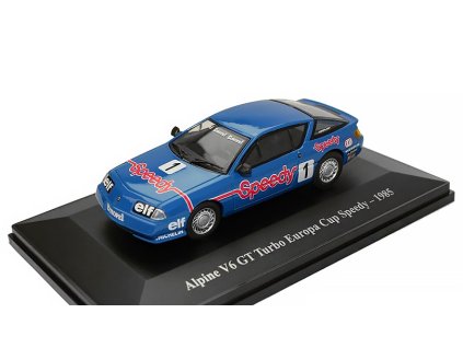 vyr 27256Alpine V6 GT Turbo 1 Europa Cup Speedy 1985 143 Eligor casopis s modelem
