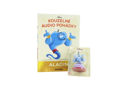Aladin kniha s figurkou Kouzelné Audio Pohádky Disney DeAgostini (1)