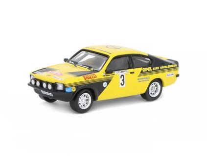 Opel Kadett C GTE #3 Rallye Monte Carlo 1:87 - Brekina  Opel Kadett C GT/E No.3 Rally Monte Carlo - kovový model auta