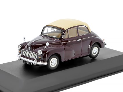 Morris Minor 1000 1:43 - CORGI  Morris Minor 1000 Convertible Maroon B RHD - kovový model auta