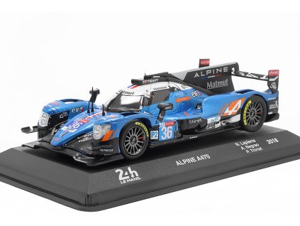 Alpine A470 #36 24h Le Mans 2018 N. Lapierre A. Negrao P. Thirlet 143 Spark Model časopis s modelem (1)