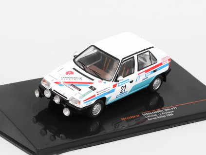 Škoda Favorit 136L #21 Barum Rallye 1990 Křeček Krečman 143 IXO Models (1)