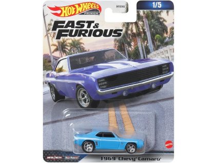 mattel hot wheels premium fast furious 1969 chevy camaro hkd24