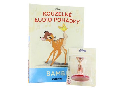 Bambi kniha s figurkou Kouzelné Audio Pohádky Disney DeAgostini (2)