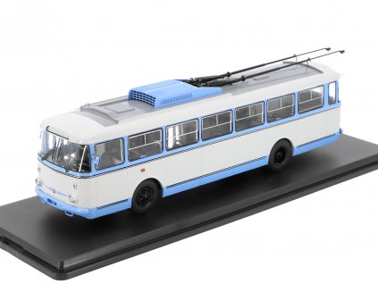 Škoda 9TR trolejbus modrá bílá 143 SSM (3)