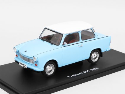 Trabant 601 1969 124 časopis Nezapomenutelné auta #63 s modelem (2)