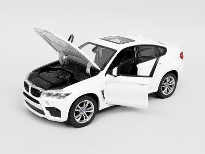 BMW X6M 2018 bílá 124 Rastar (3)