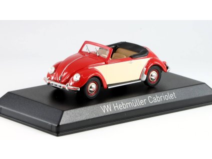 Volkswagen Hebmuller Beetle Kafer Brouk Cabriolet 1949 1:43 - Norev  Volkswagen Hebmuller - kovový model