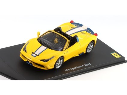 Ferrari 458 Speciale A Spider 2013 1:43 - Centauria časopis s modelem  Ferrari 458 - kovový model