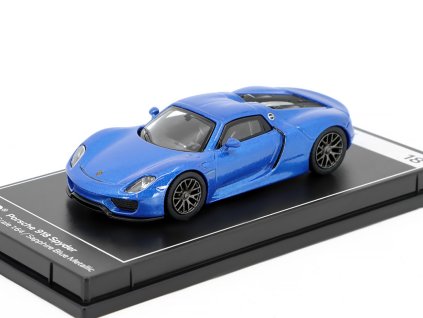 Porsche 918 Spyder 2010 modrá 164 PosterCars (3)