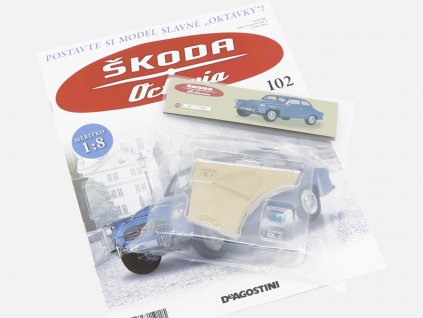 Škoda Octavia 1959 18 časopis #102 se stavebnicí