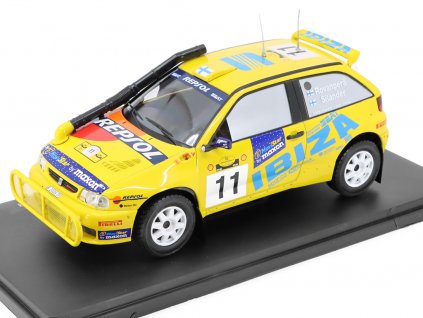 SEAT Ibiza Kit Car Rovanpera Silander Safari Rally 1998 124 Hachette časopis s modelem (2)