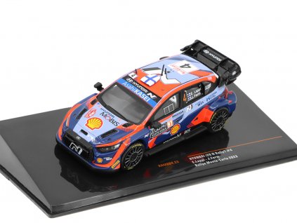 Hyundai i20 N Rally1 #4 Rallye Monte Carlo 2023 E. Lappi J. Ferm 143 IXO Models (3)
