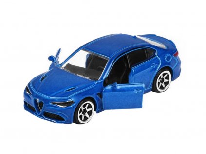 Alfa Romeo Giulia Quadrifoglio modrá 164 Majorette (2)