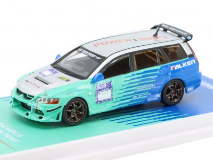 Mitsubishi Lancer Evolution IX Wagon Falken Livery 164 INNO Models (2)