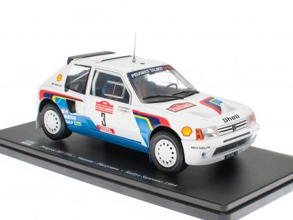 AAWRC031 Peugeot 205 T16 #3 Rally Sanremo 1984 Vatanen Harryman 124 Hachette časopis s modelem (1)