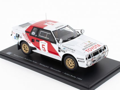 AAWRC533 Toyota Celica Twin Cam Turbo #5 Safari Rally 1984 Waldegård Thorszelius 124 Hachette časopis s modelem (1)