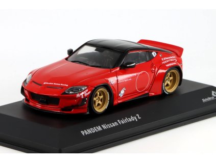 Nissan Fairlady Z Pandem 2022 červená 1:43 - Solido  Nissan Fairlady - kovový model