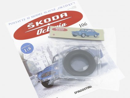 Škoda Octavia 1959 18 časopis #106 se stavebnicí