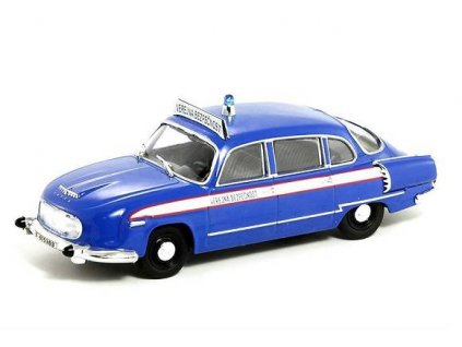 Tatra 603-1 1:43 - Policejní auta světa časopis s modelem #57 BAZAROVÉ ZBOŽÍ  Tatra 603-1 - kovový model auta