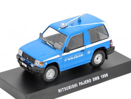 Mitsubishi Pajero SWB 1998 Polizia 143 DeAgostini časopis s modelem (2)