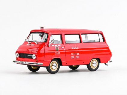Škoda 1203 1974 Taxi Světle Červená 143 Abrex (2)