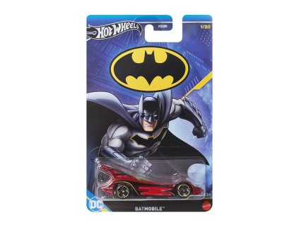 Batmobile červený Hot Wheels (2)