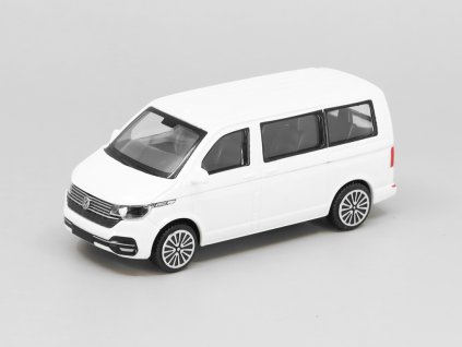 Volkswagen T6.1 Transporter 2020 bílá 143 Bburago (1)