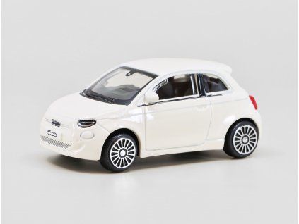 FIAT 500e bílá 143 Bburago (2)
