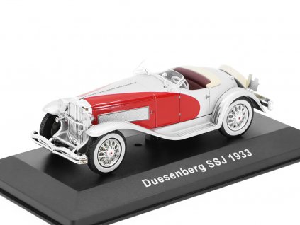 Duesenberg SSj 1933 šedá 143 Altaya časopis s modelem (3)