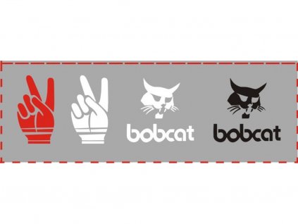 Obtisky na modely 143 124 118 Bobcat Gesto míru