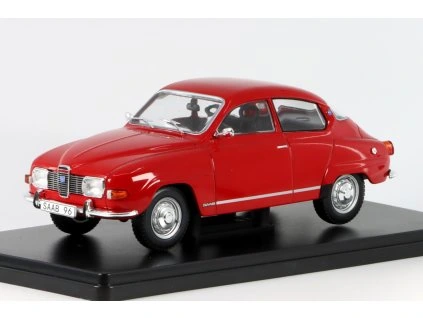Saab 96 V4 1:24 - WhiteBox  Saab 96 V4 - kovový model