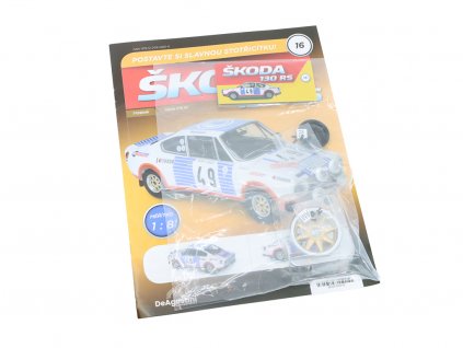 Škoda 130 RS 18 časopis #16 se stavebnicí