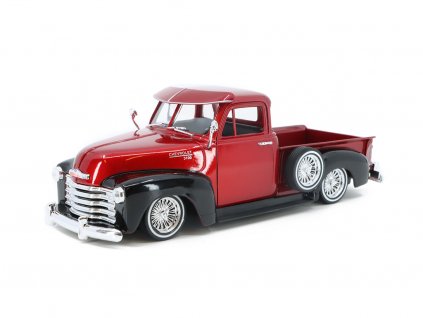 Chevrolet 3100 Pick up 1953 červená 124 Welly (2)